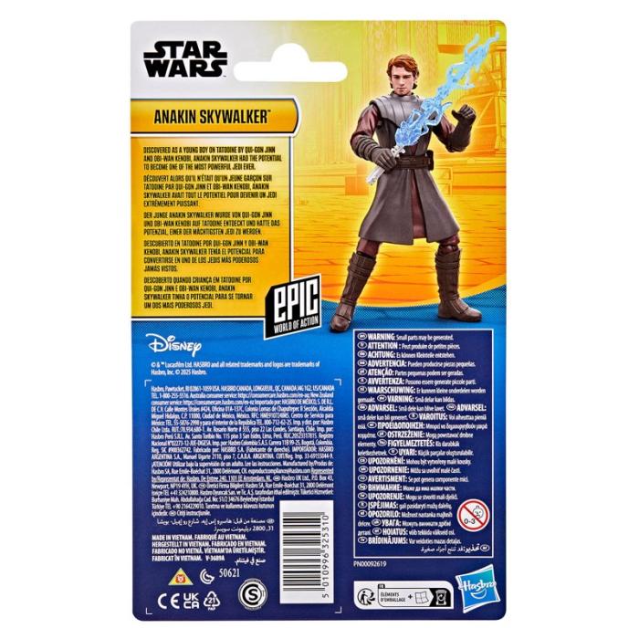 SW - SW Epic World Of Action Anakin Skywalker, 4 Inch Action Figure & Accessory