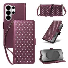 OEM - Pl&aring;nboksfodral f&ouml;r Samsung Galaxy S26 Ultra Konstl&auml;der - Lila