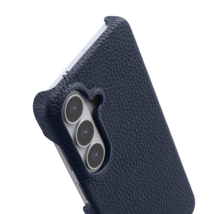 Melkco - MELKCO Mobilskal för Samsung Galaxy S26 Äkta läder Magnetiskt PC - Mörkblå