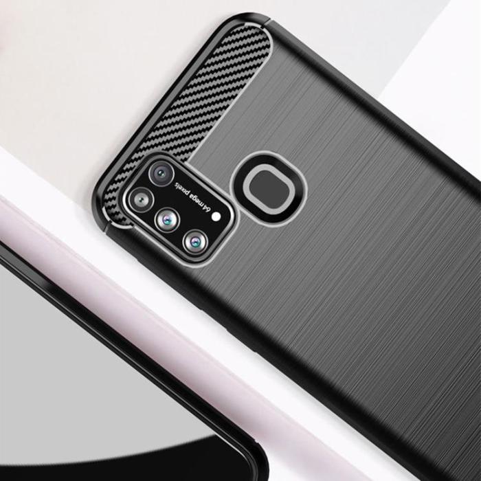 UTGATT1 - Forcell Galaxy M31/M31 Prime Skal Carbon - Svart