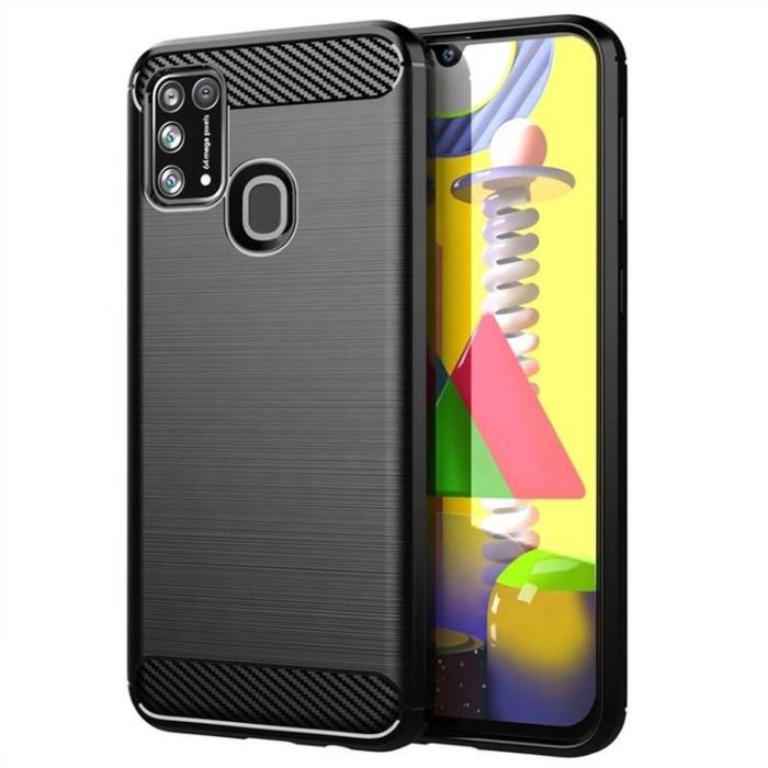 UTGATT1 - Forcell Galaxy M31/M31 Prime Skal Carbon - Svart