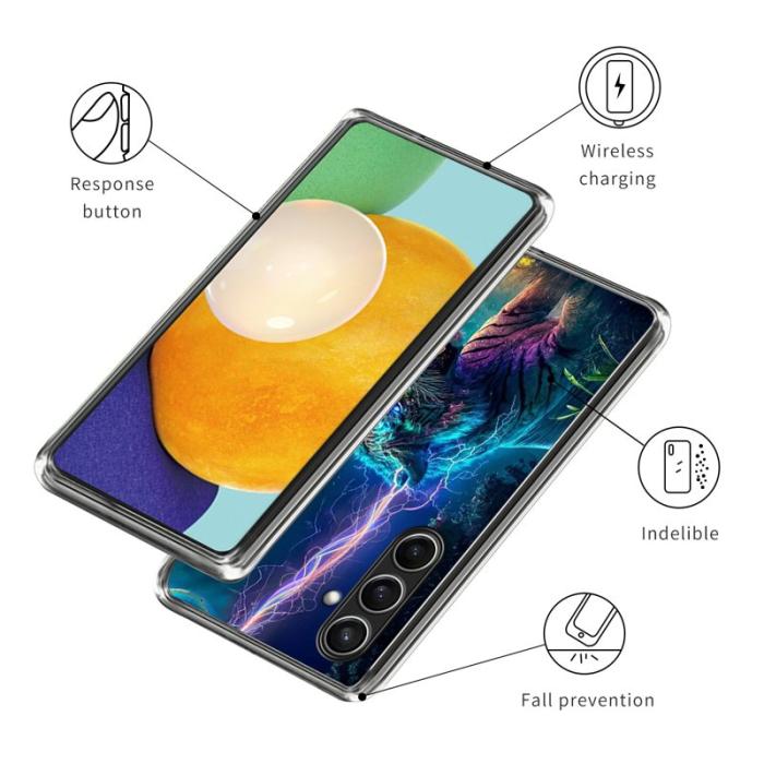 OEM - Mobilskal för Samsung Galaxy S26 Plus Tryckt IMD Shockproof TPU - Ljuslila