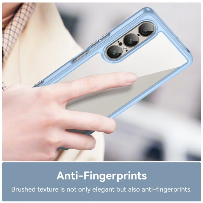 OEM - Sony Xperia 1 VII Mobilskal Acrylic TPU - Blå