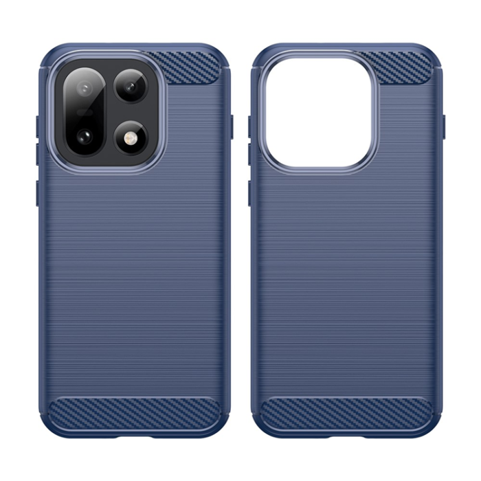 A-One Brand - OnePlus 15 5G Mobilskal Carbon Fiber Texture Brushed - Blå