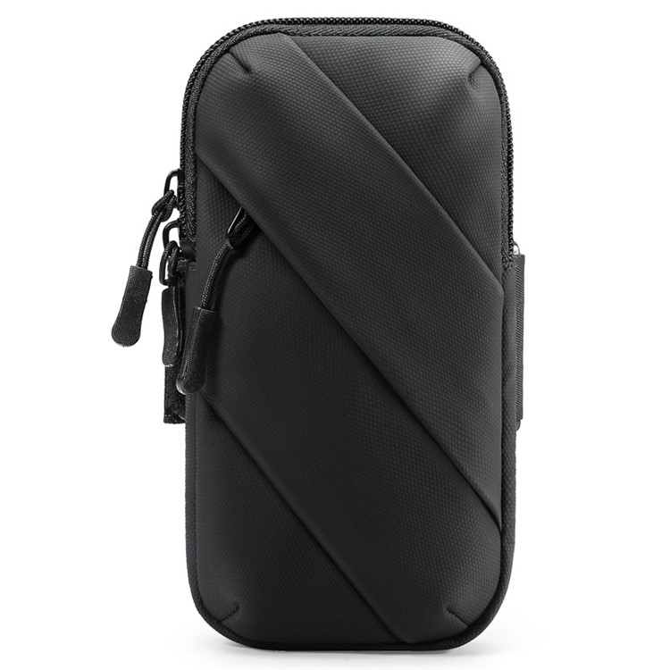 Universalt Sportarmband Vattenresistent Stripes - Svart | 264 | AlltMobil