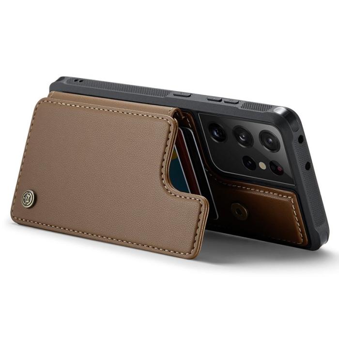 Caseme - CASEME C22 Fodral för Samsung Galaxy S21 Ultra 5G - Brun