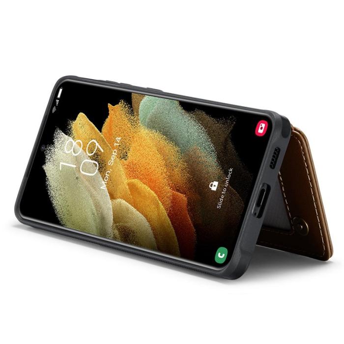 Caseme - CASEME C22 Fodral för Samsung Galaxy S21 Ultra 5G - Brun