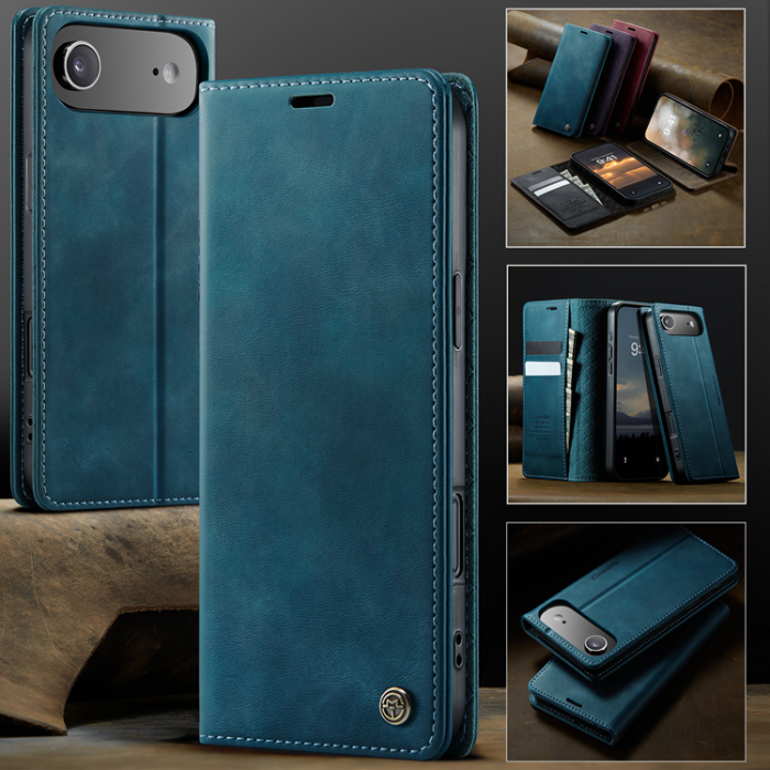 Caseme - Caseme iPhone Air Plånboksfodral RFID Blocking 033 - Grön