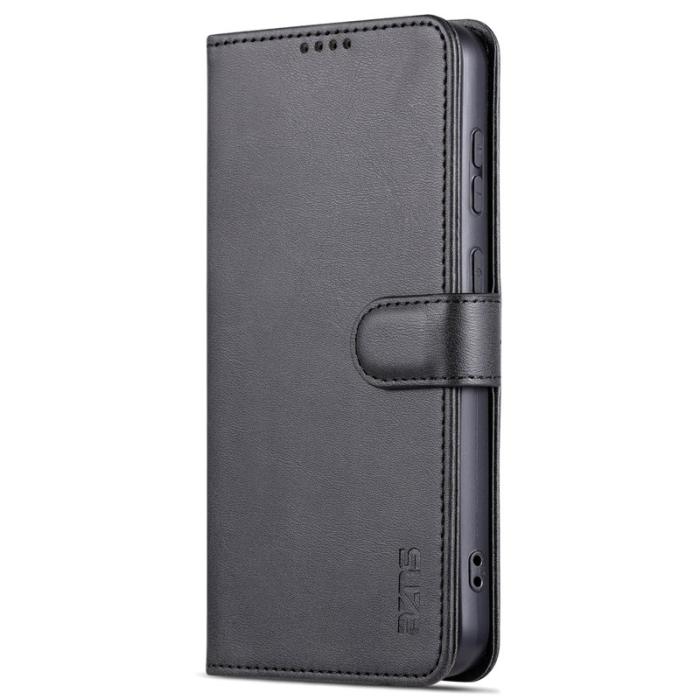 AZNS - AZNS Samsung Galaxy S23 FE Plånboksfodral Slim Konstläder - Svart