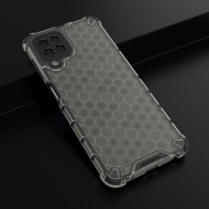OEM - Galaxy A22 4G Mobilskal HoneyComb - Svart