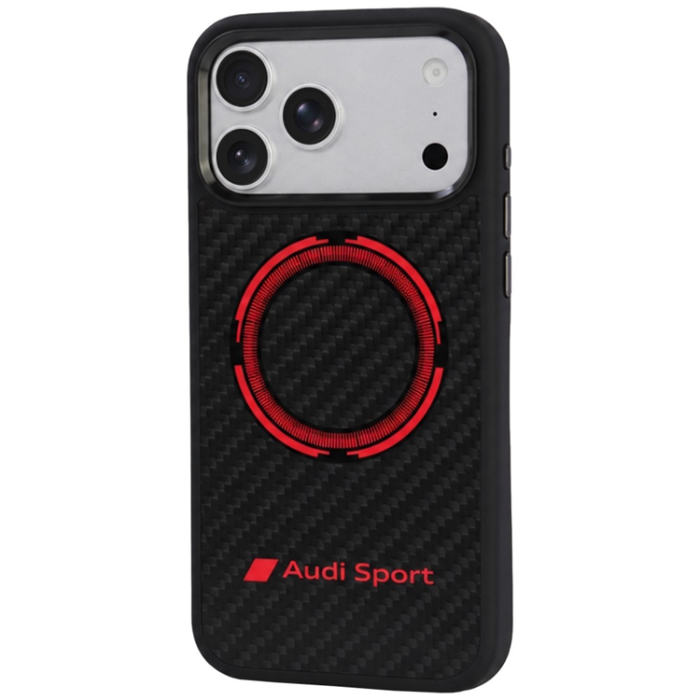 Audi - Audi Mobilskal För iPhone 18 Pro Max/17 Pro Max Magsafe RSQ Carbon Fiber