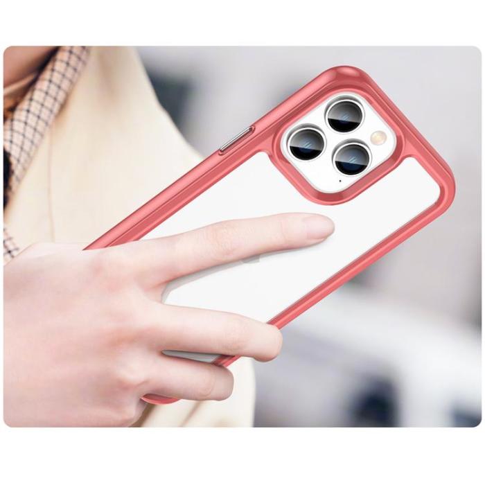 OEM - iPhone 14 Pro Skal Outer Space - Röd