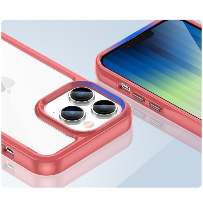 OEM - iPhone 14 Pro Skal Outer Space - Röd