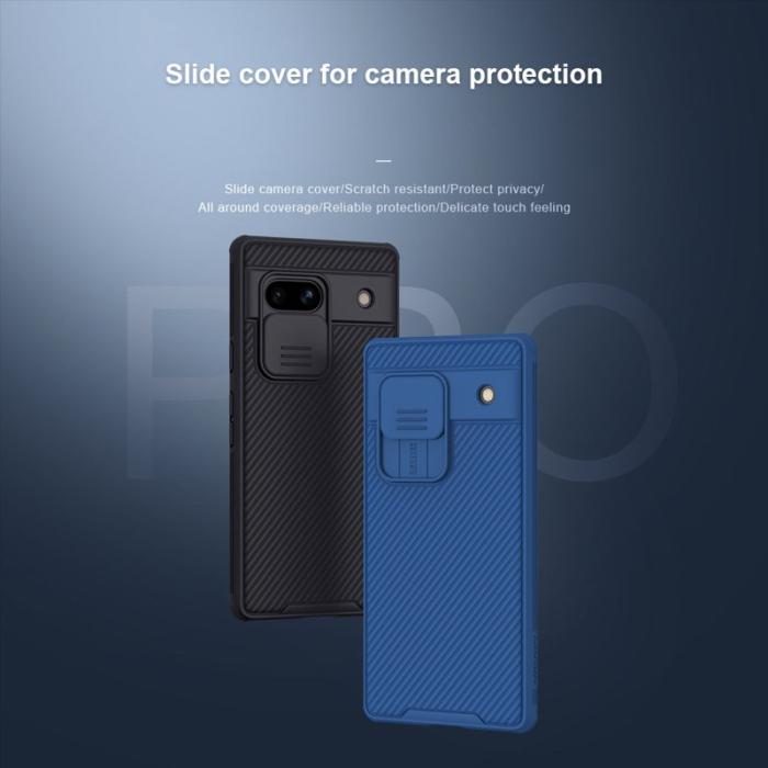 Nillkin - NILLKIN CamShield Pro Mobilskal till Google Pixel 7a med Kamera Skydd - Blå