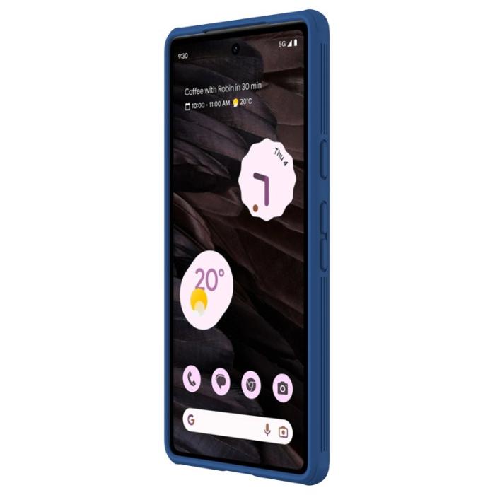 Nillkin - NILLKIN CamShield Pro Mobilskal till Google Pixel 7a med Kamera Skydd - Blå