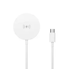 Forever - Forever 3i1 MagSafe Trådlös Laddare 15W Magnetisk MAWC-400 Vit