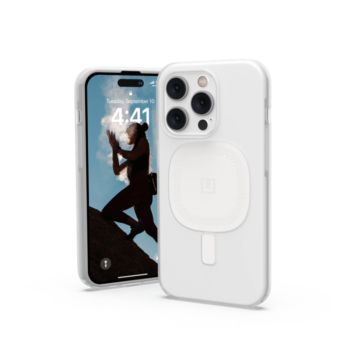 UTGATT1 - U By UAG iPhone 14 Pro Max Mobilskal Magsafe Lucent 2 - Vit