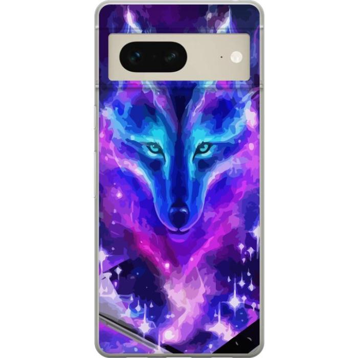 iSecrets - Mobilskal till Google Pixel 7 med Neon Varg