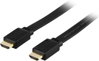 UTGATT1 - DELTACO platt HDMI kabel 15m - Svart