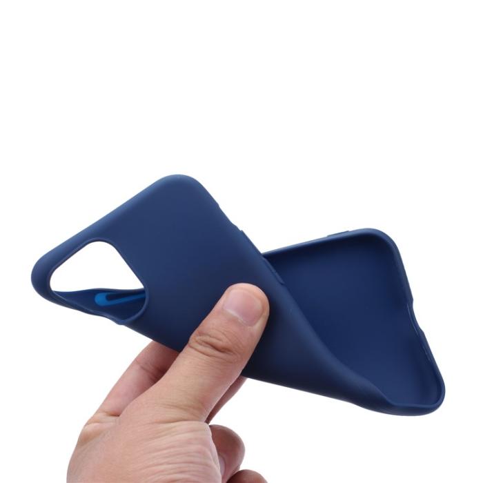 OEM - iPhone 15 Pro Max Mobilskal TPU Matte Slim-Fit - Blå