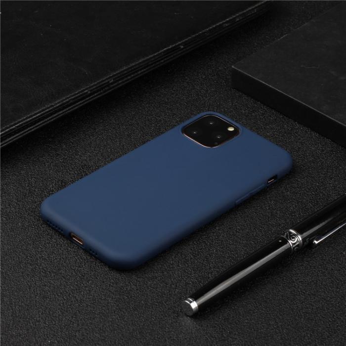 OEM - iPhone 15 Pro Max Mobilskal TPU Matte Slim-Fit - Blå