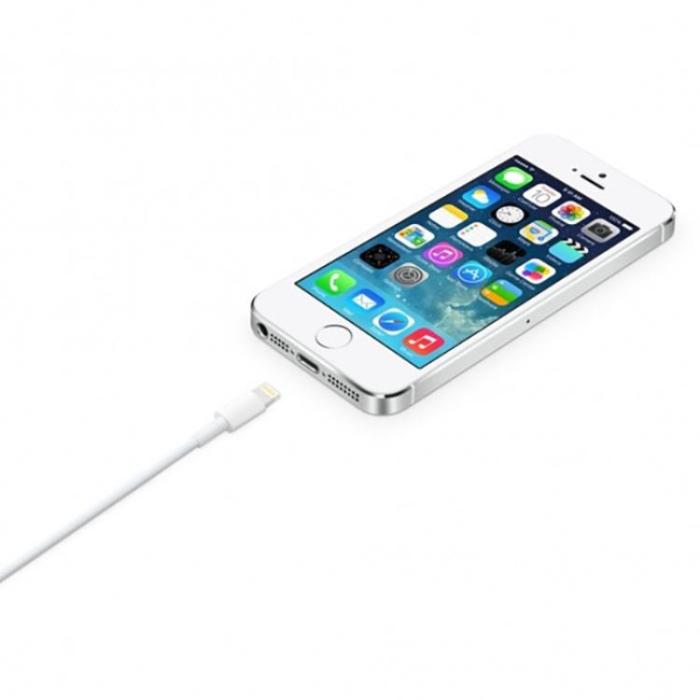 Apple - Apple USB-A till Lightning kabel 2m - Vit