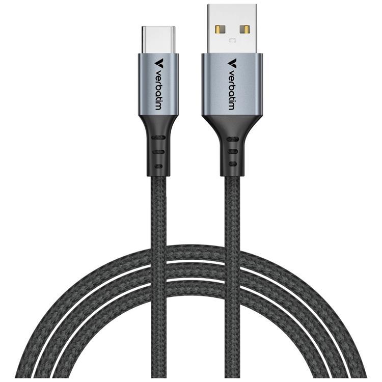 Verbatim USB-A Till USB-C Kabel 120cm Sync & Charge - Svart | 3541 | AlltMobil