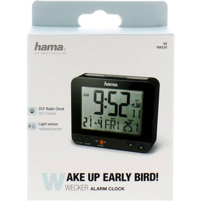 UTGATT - HAMA Väckarklocka RC550 Radio - Svart