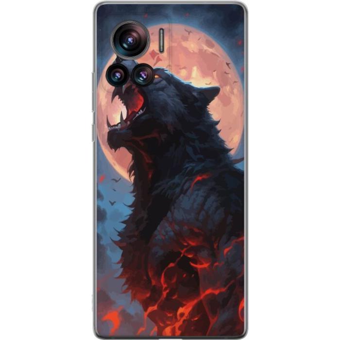iSecrets - Mobilskal till Motorola Edge 30 Ultra med Ylande varg