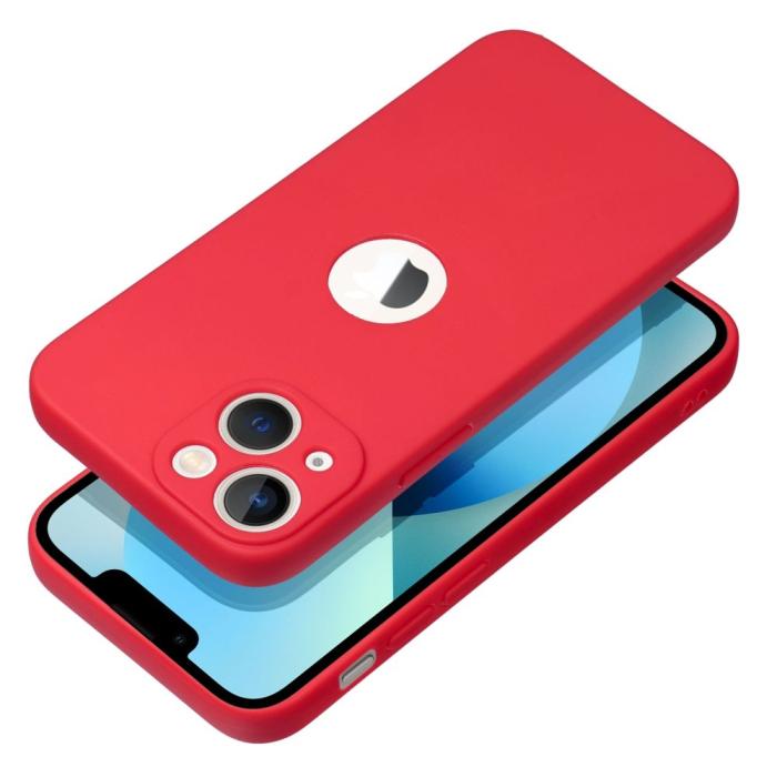 OEM - Forcell iPhone 14 Plus Skal Soft Mjukplast Röd