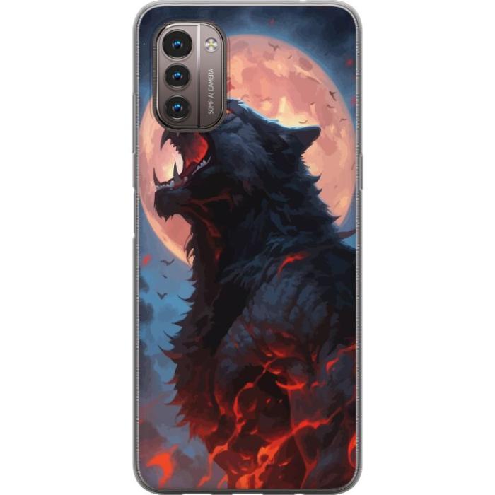 iSecrets - Mobilskal till Nokia G21 med Ylande varg