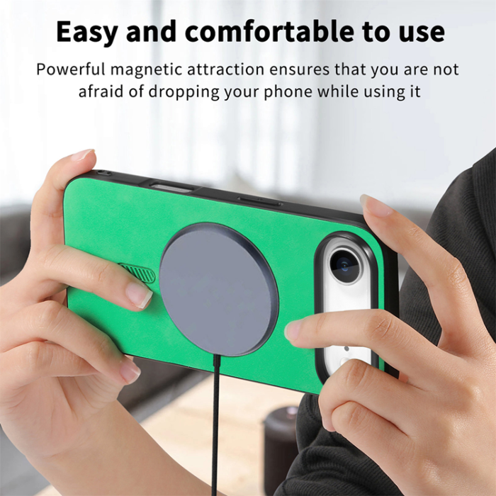 A-One Brand - iPhone Air Mobilskal MagSafe Skin-touch - Grön