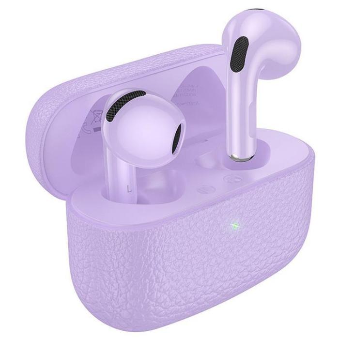 Hoco - HOCO TWS In-Ear Bluetooth Hörlurar EQ15 - Lila