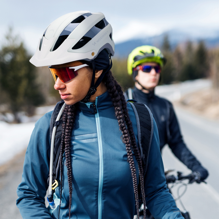 Wozinsky - Wozinsky MTB-Cykelhjälm med Avtagbart Visir Lättvikt L - Pastellgrön