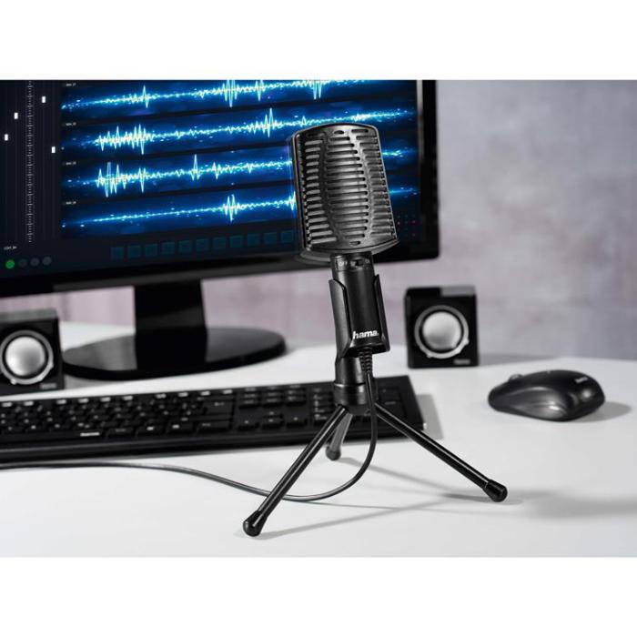UTGATT1 - Hama Mikrofon Allround USB - Svart