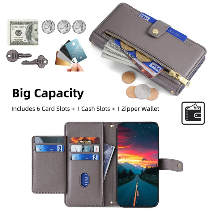 A-One Brand - Galaxy S21 Plus 5G Plånboksfodral med 2 Rem