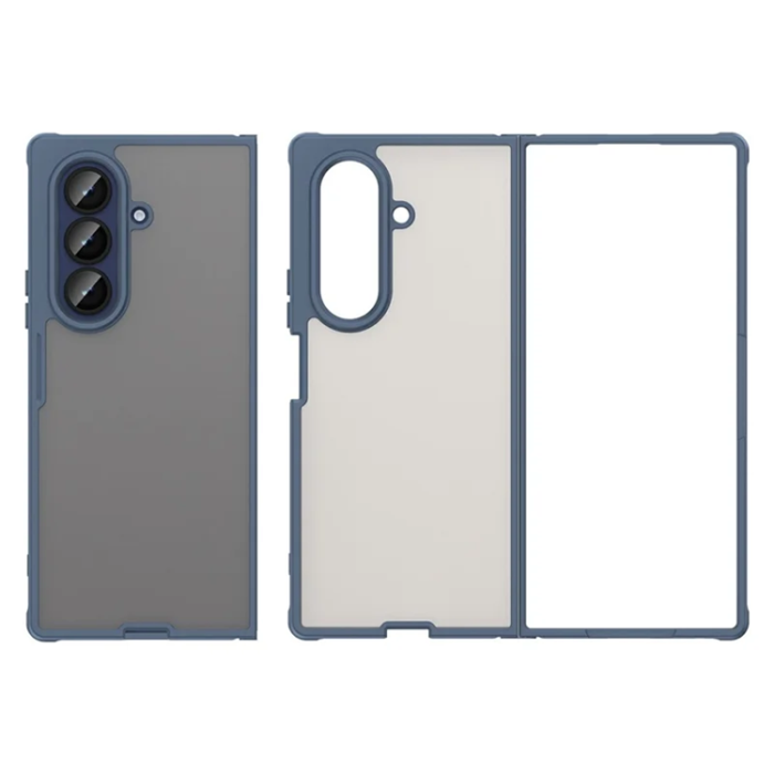 A-One Brand - Galaxy Z Fold 7 5G Mobilskal Frosted Translucent - Blå