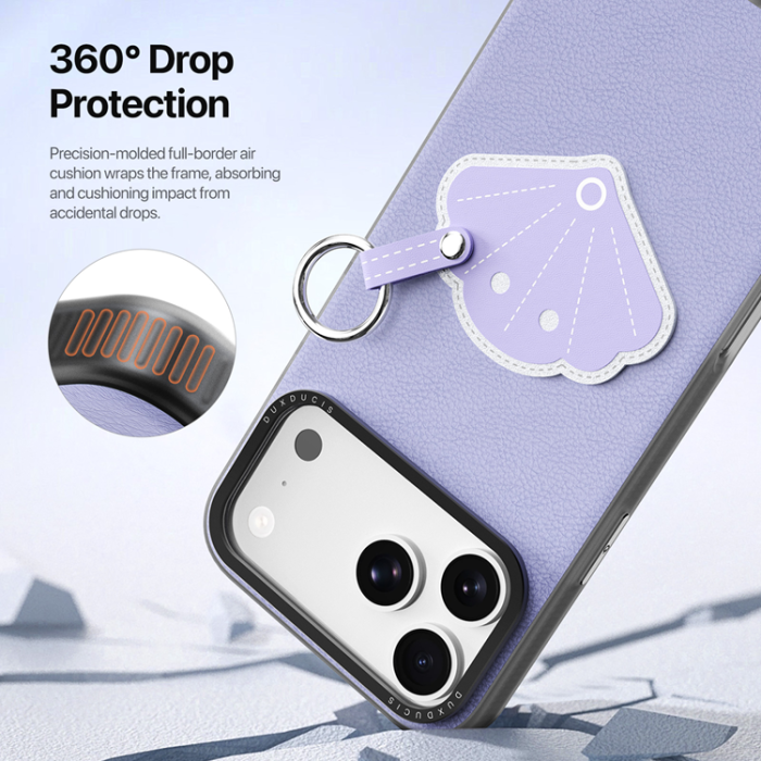 Dux Ducis - DUX DUCIS iPhone 17 Pro Mobilskal med Fingerring/Rem Luvy Series