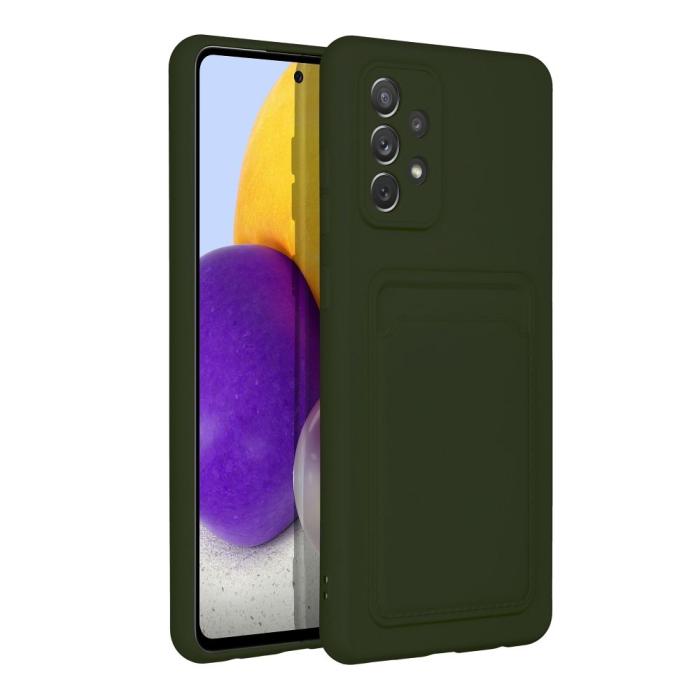 UTGATT - Galaxy A72 4G/5G Skal Forcell Korthållare - Grön