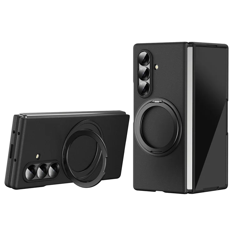 Mobilskal till Galaxy Z Fold7 5G Ring Kickstand Hård PC - Svart | 2353 | AlltMobil