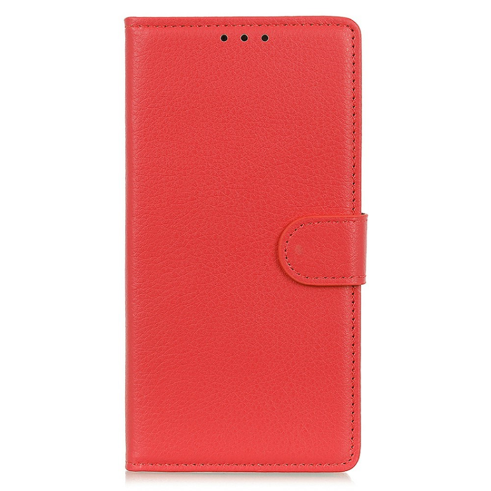 A-One Brand - Sony Xperia 1 VII Plånboksfodral Litchi Texture - Röd
