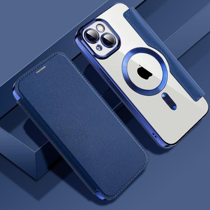 Boom of Sweden - BOOM iPhone 14 Magsafe Plånboksfodral RFID Flip - Sapphire