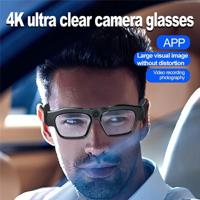 OEM - Smarta Glasögon Bluetooth med 4K Kamera XV18 - Svart