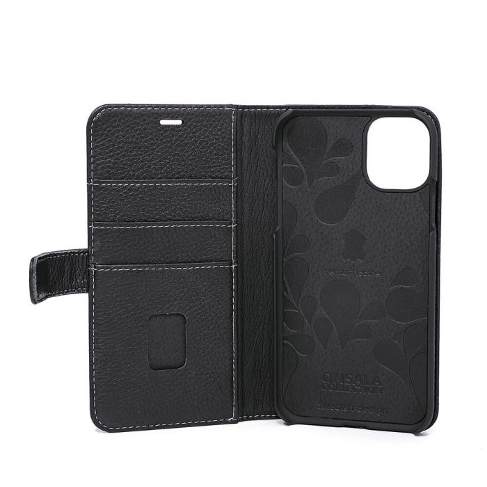 Onsala - Onsala iPhone 11 Plånboksfodral Skinn- Svart