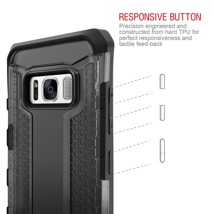 ItSkins - Itskins Octane Skal till Samsung Galaxy S8 - Svart