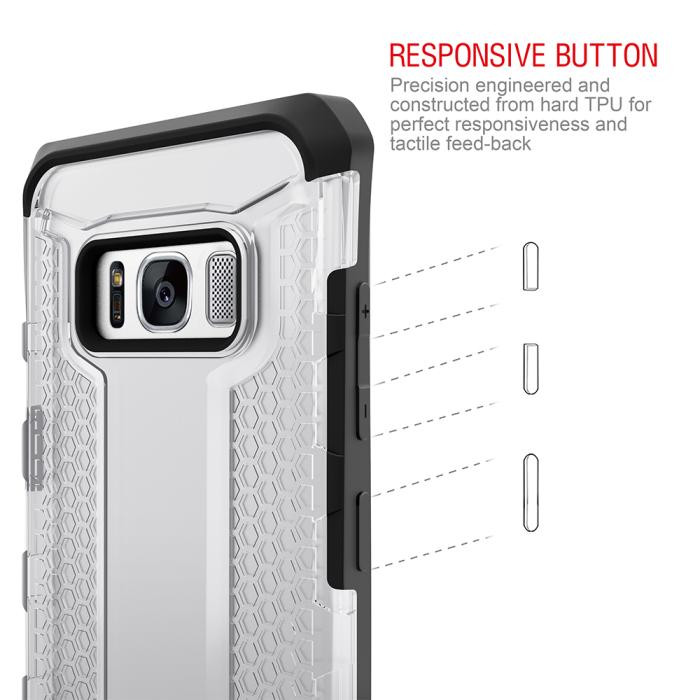 ItSkins - Itskins Octane Skal till Samsung Galaxy S8 - Clear
