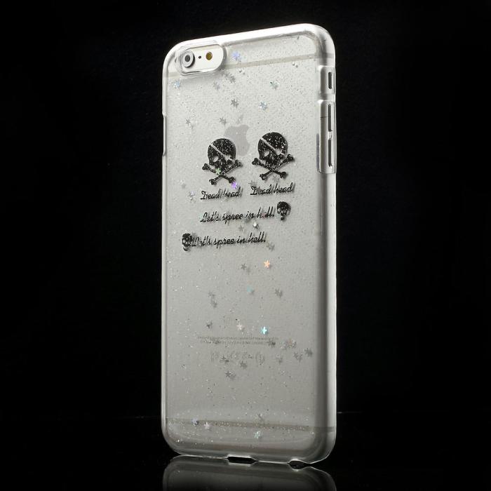 OEM - Glittery BaksideSkal till Apple iPhone 6(S) Plus - Skulls
