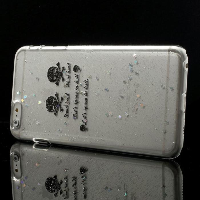 OEM - Glittery BaksideSkal till Apple iPhone 6(S) Plus - Skulls