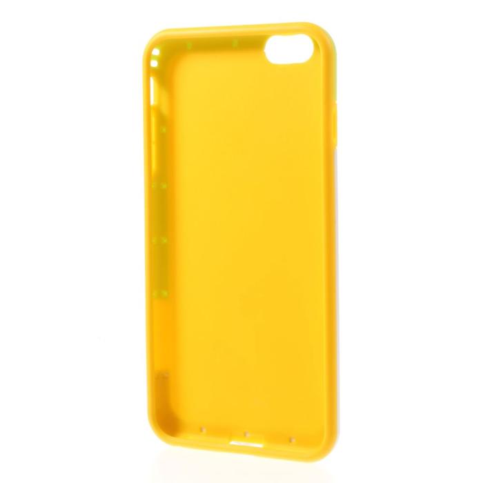 A-One Brand - Flexicase Skal till Apple iPhone 6(S) Plus - Mesh Gul