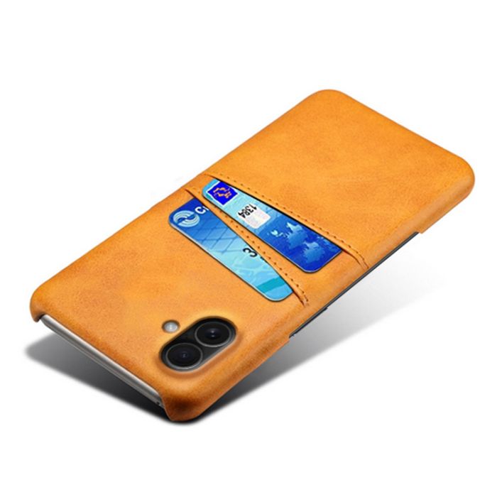 A-One Brand - iPhone 17 Mobilskal Korthållare Dual - Orange